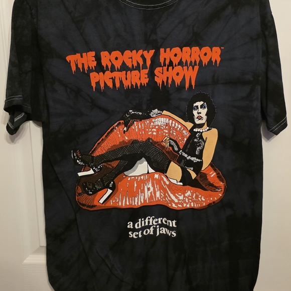 Cavity Colors Other - Rocky Horror Picture Show Graphic Tee Cavity Colors Horror Movie Shirt Black Tie